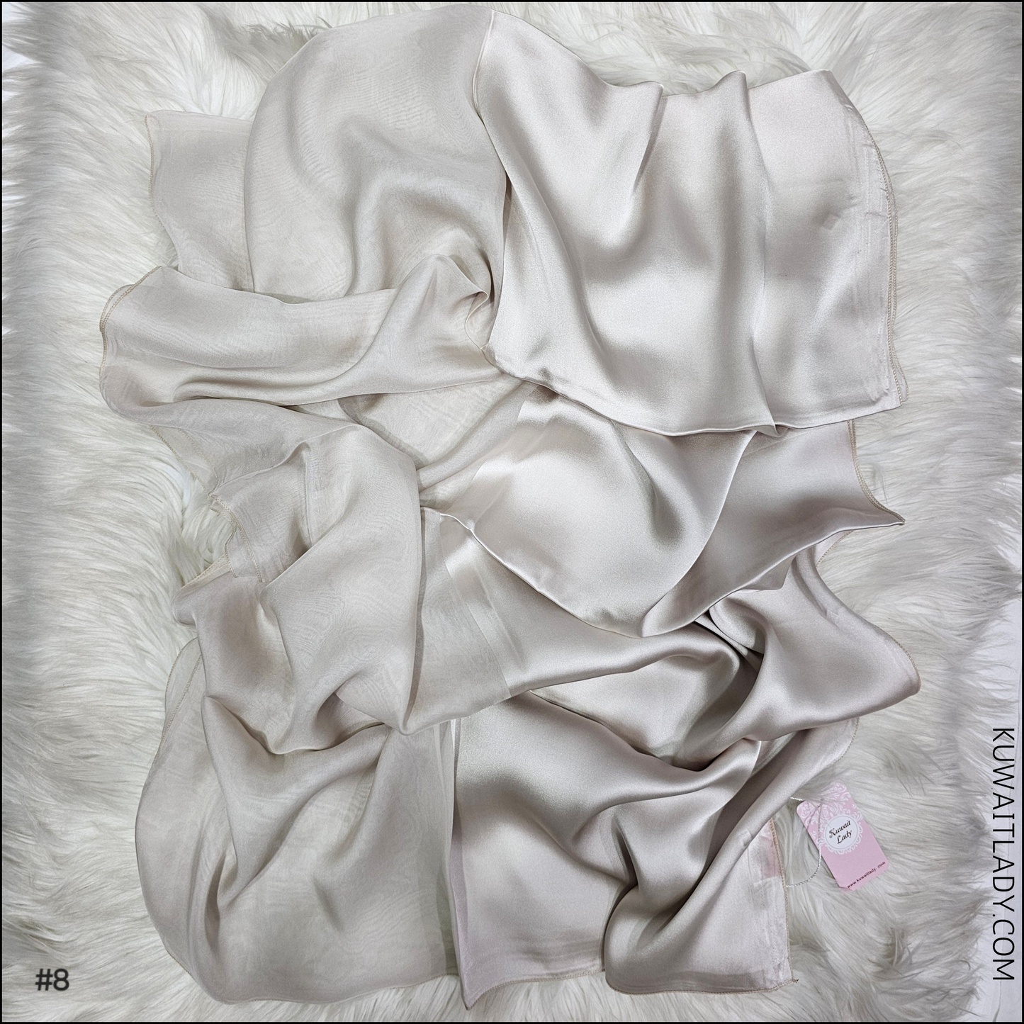 Silk-Satin Fusion Scarf