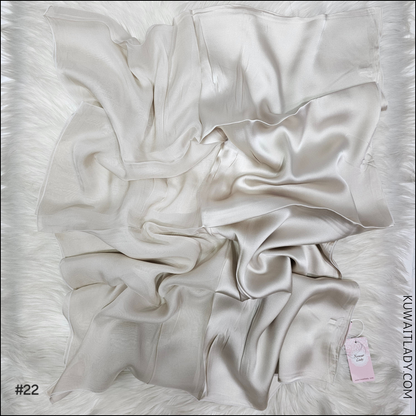 Silk-Satin Fusion Scarf