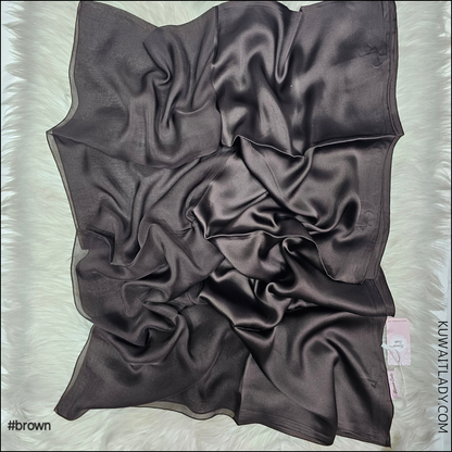 Silk-Satin Fusion Scarf