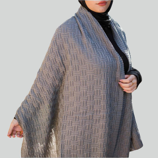 Modern Gridline Shawl