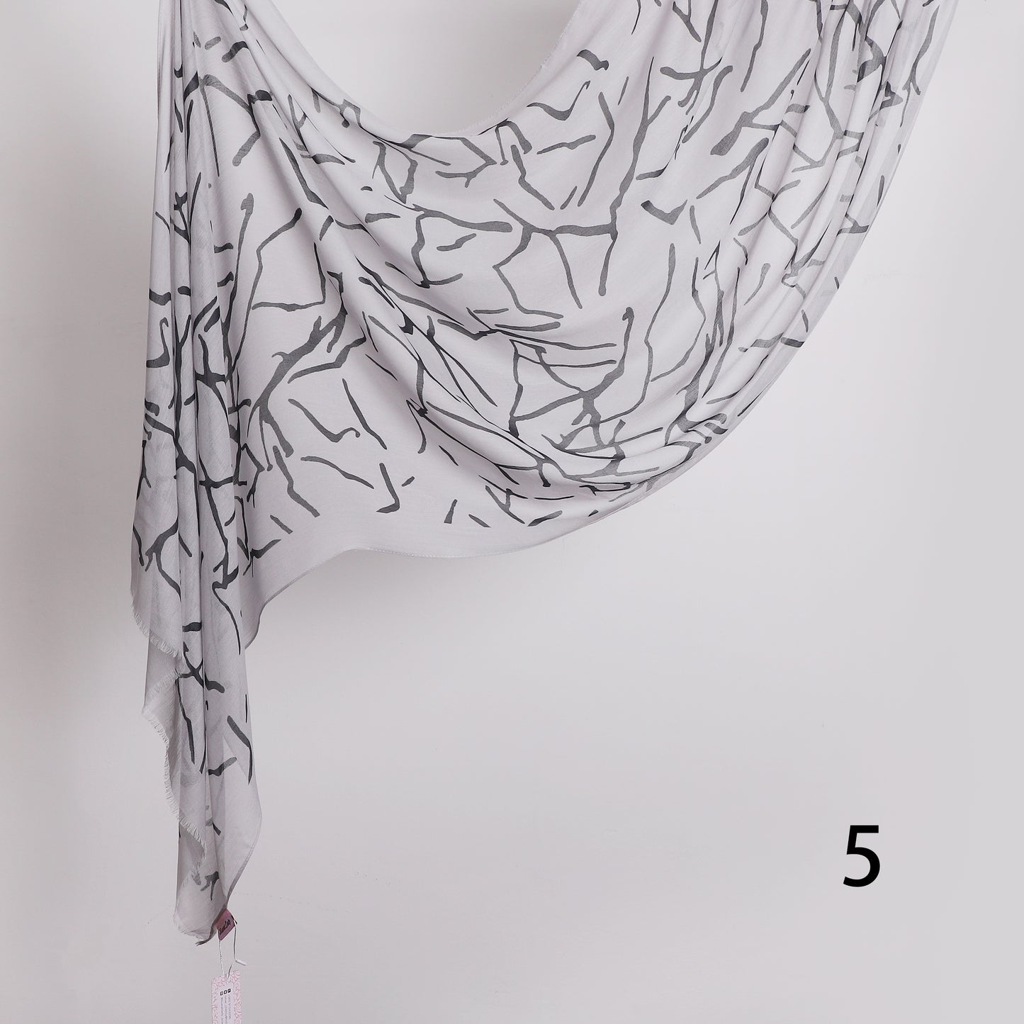 Graphite Linen Scarf