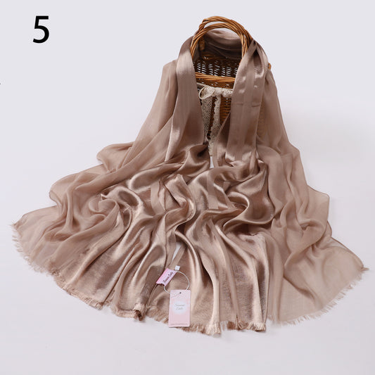 Half Linen, Half Satin Elegance