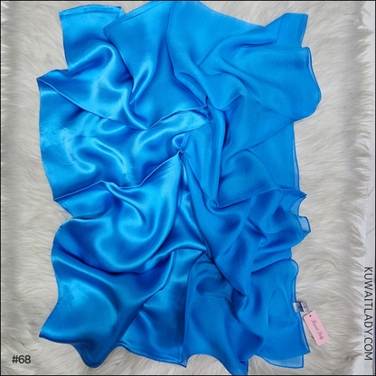 Silk-Satin Fusion Scarf