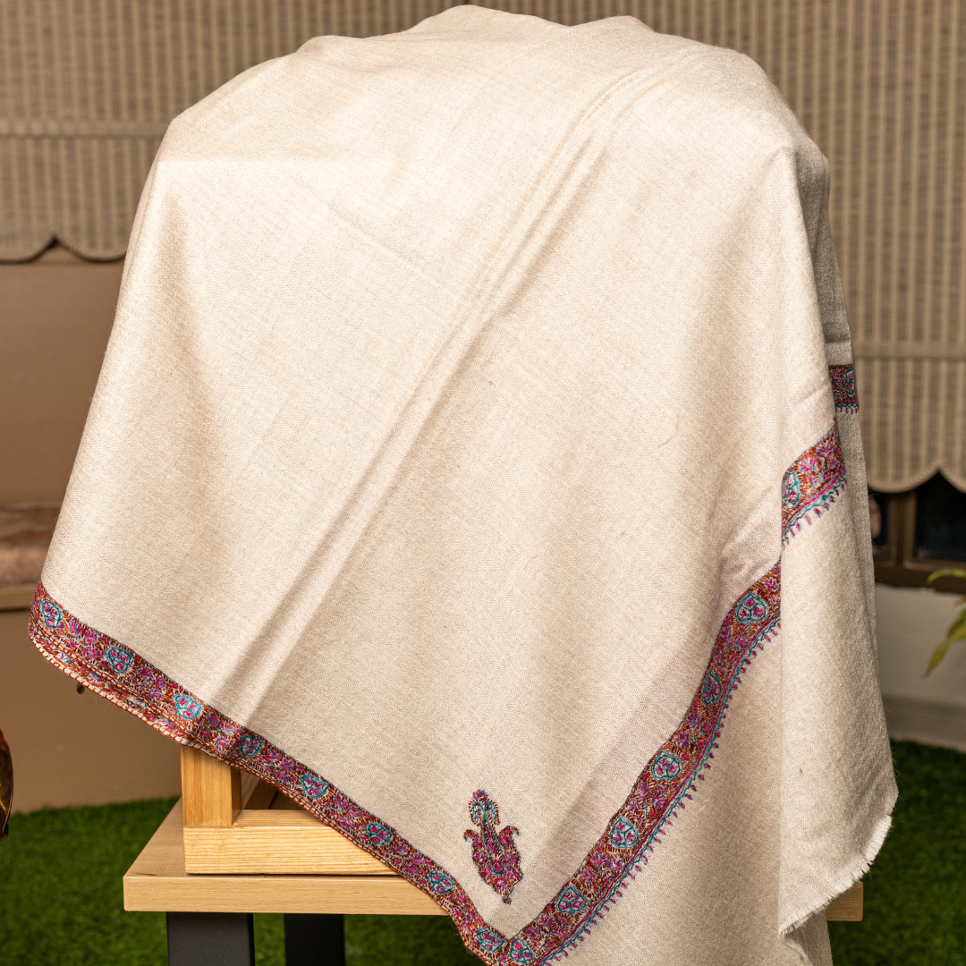Border Embroidery Shawl