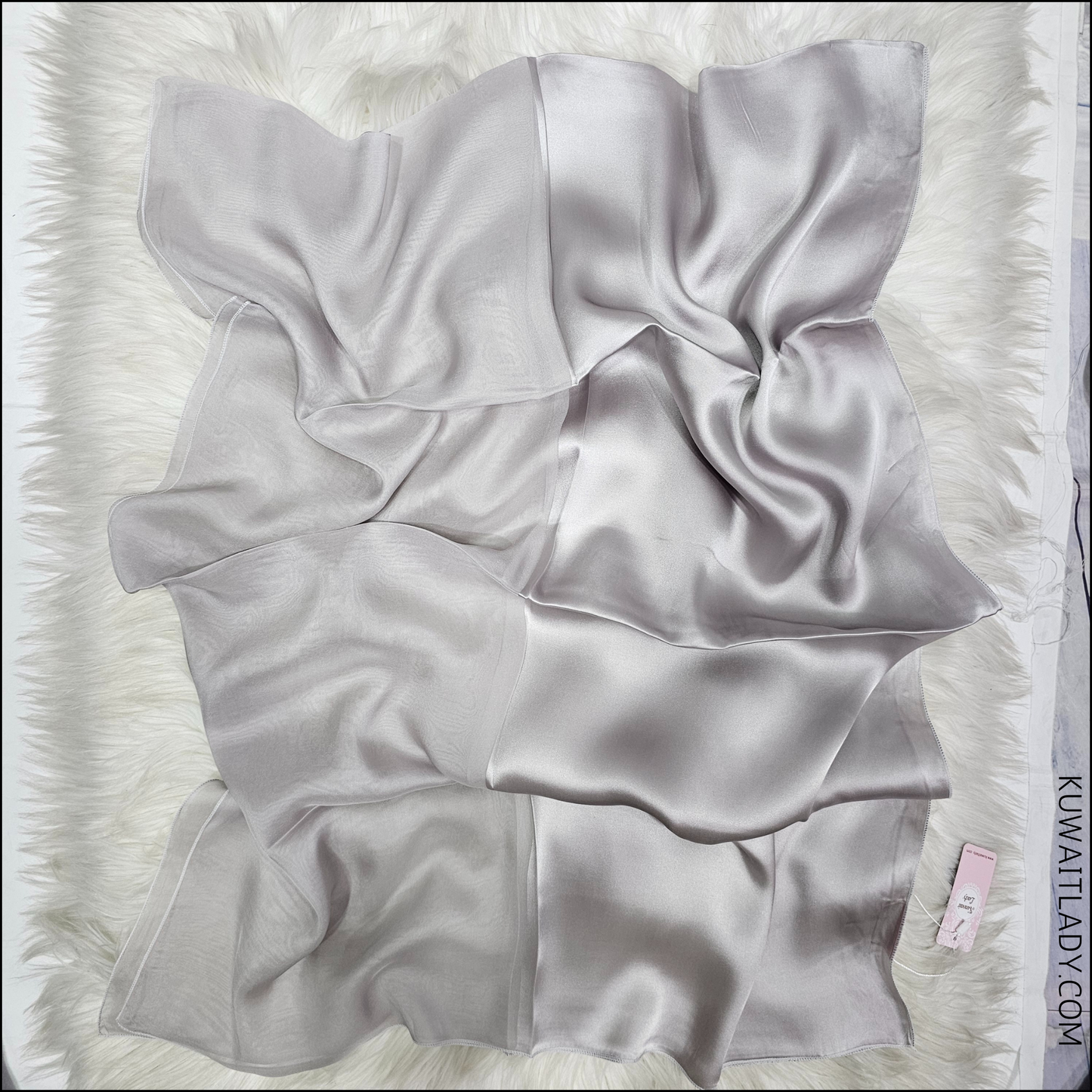 Silk-Satin Fusion Scarf