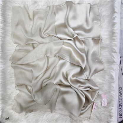 Silk-Satin Fusion Scarf