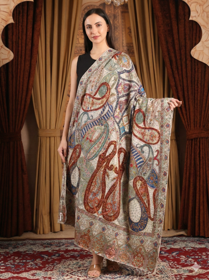 Kalamkari Pashmina Shawl