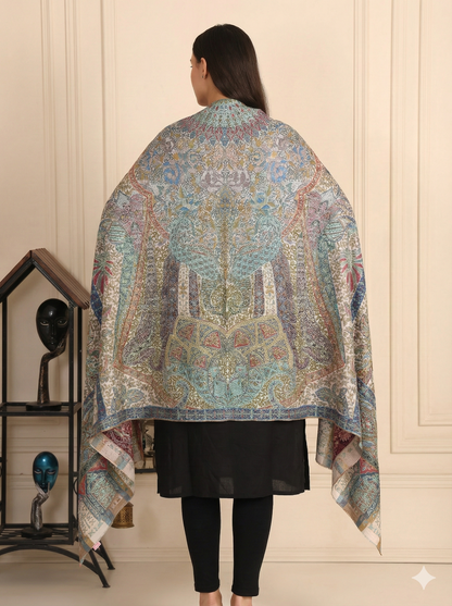 Kalamkari Pashmina Shawl