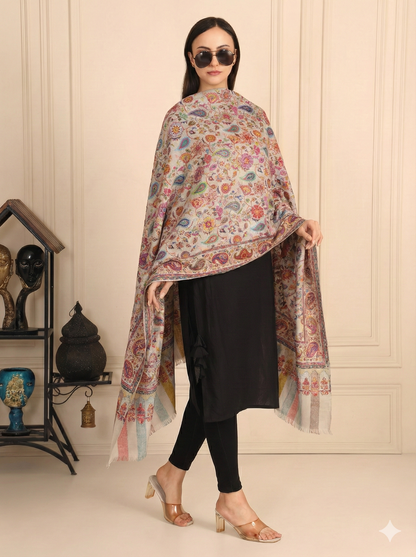 Kalamkari Pashmina Shawl