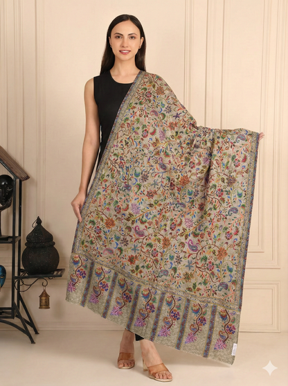 Kalamkari Pashmina Shawl