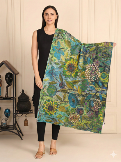 Kalamkari Pashmina Shawl