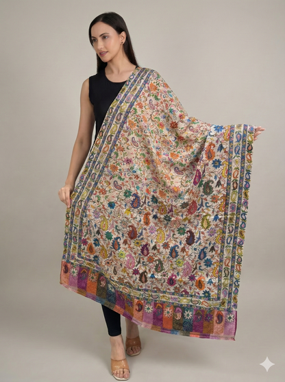 Kalamkari Pashmina Shawl