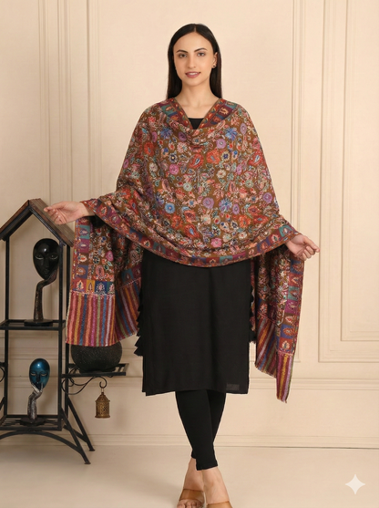 Kalamkari Pashmina Shawl