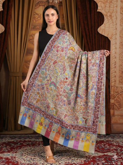 Kalamkari Pashmina Shawl