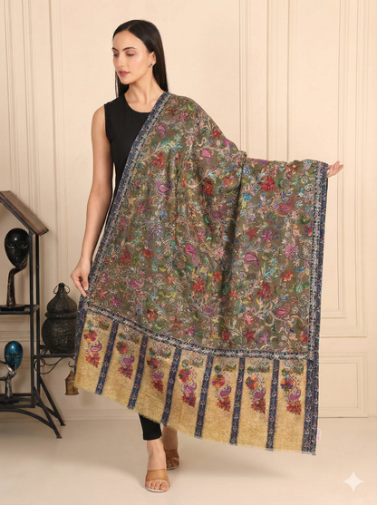 Kalamkari Pashmina Shawl