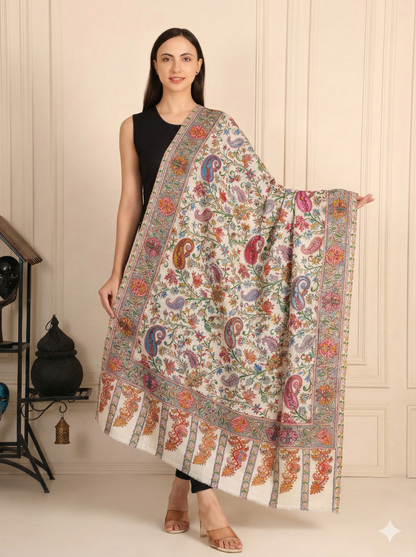 Kalamkari Pashmina Shawl