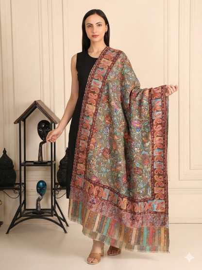 Kalamkari Pashmina Shawl