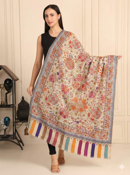 Kalamkari Pashmina Shawl