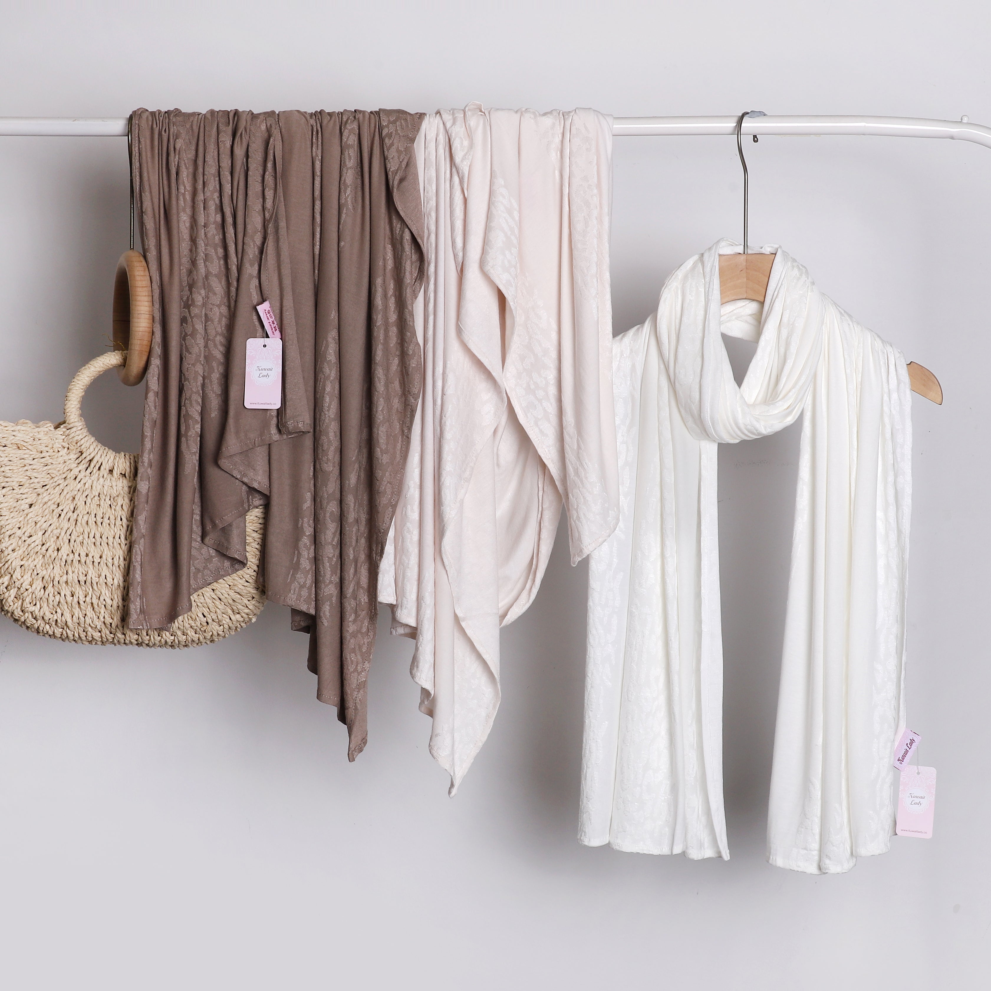 Cotton Tiger Straps Scarf