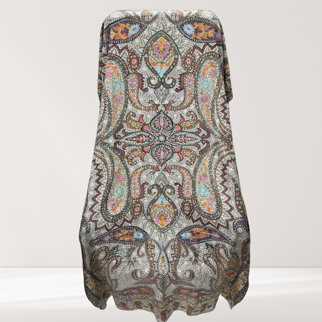 Rare Pashmina Full Handcrafted Luxurious Shawl - Only One Piece