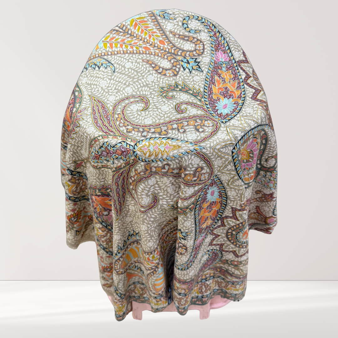 Rare Pashmina Full Handcrafted Luxurious Shawl - Only One Piece