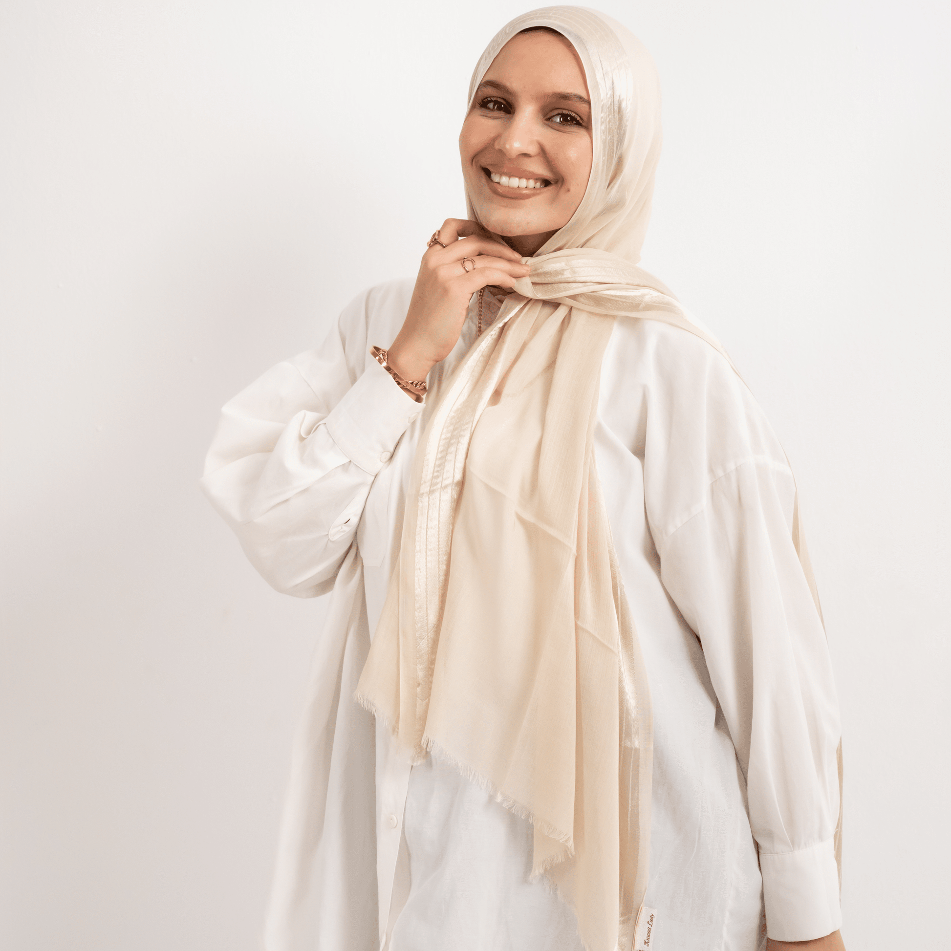 Borderline Satin Scarf