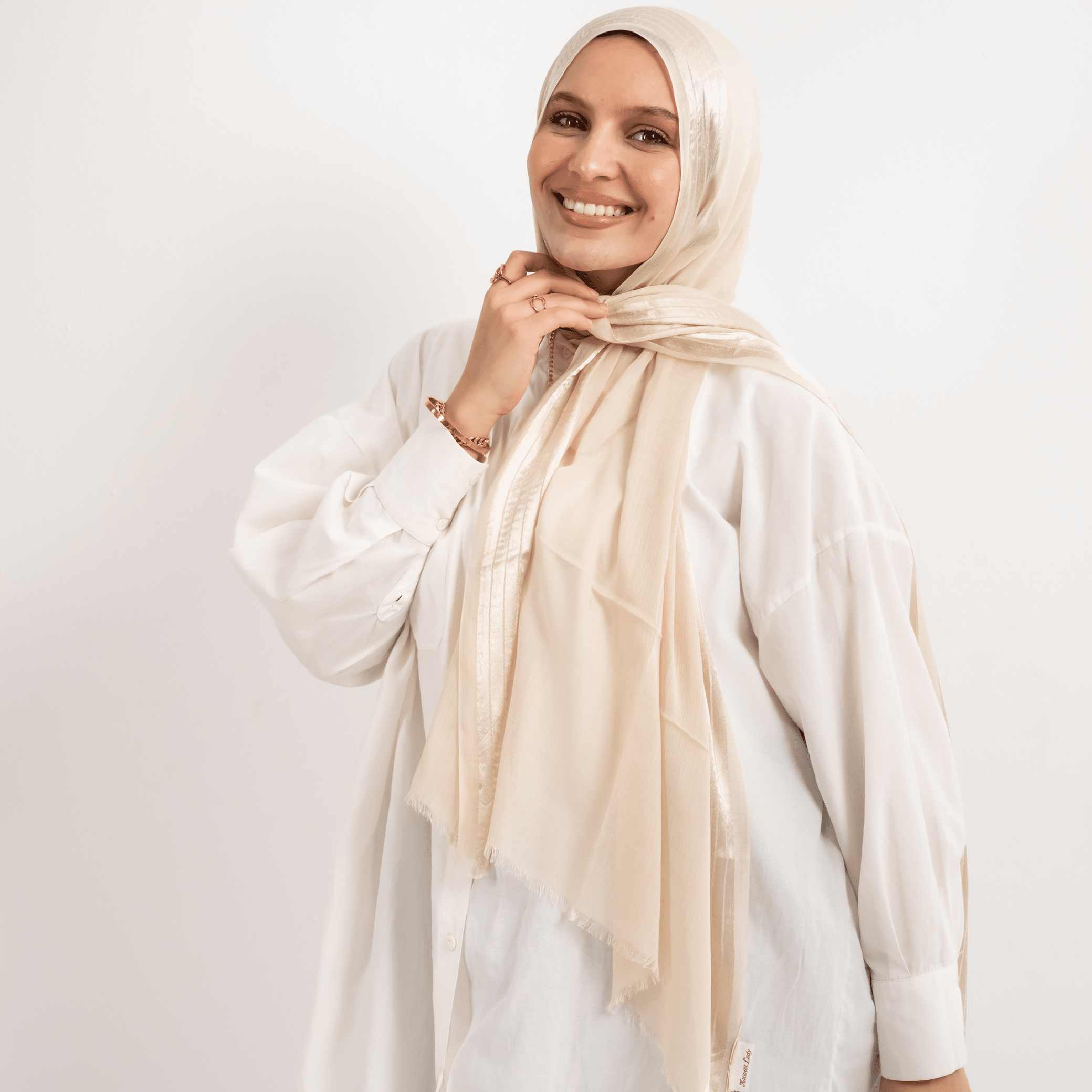 Borderline Satin Scarf