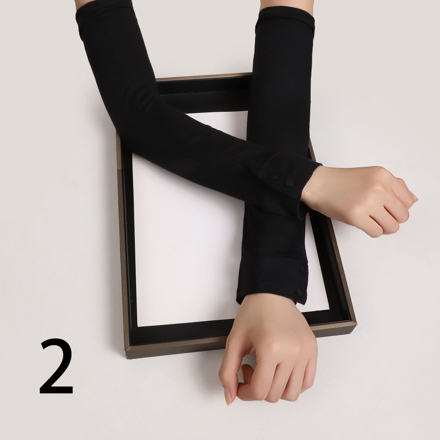 Buttoned Elegance Sleeves