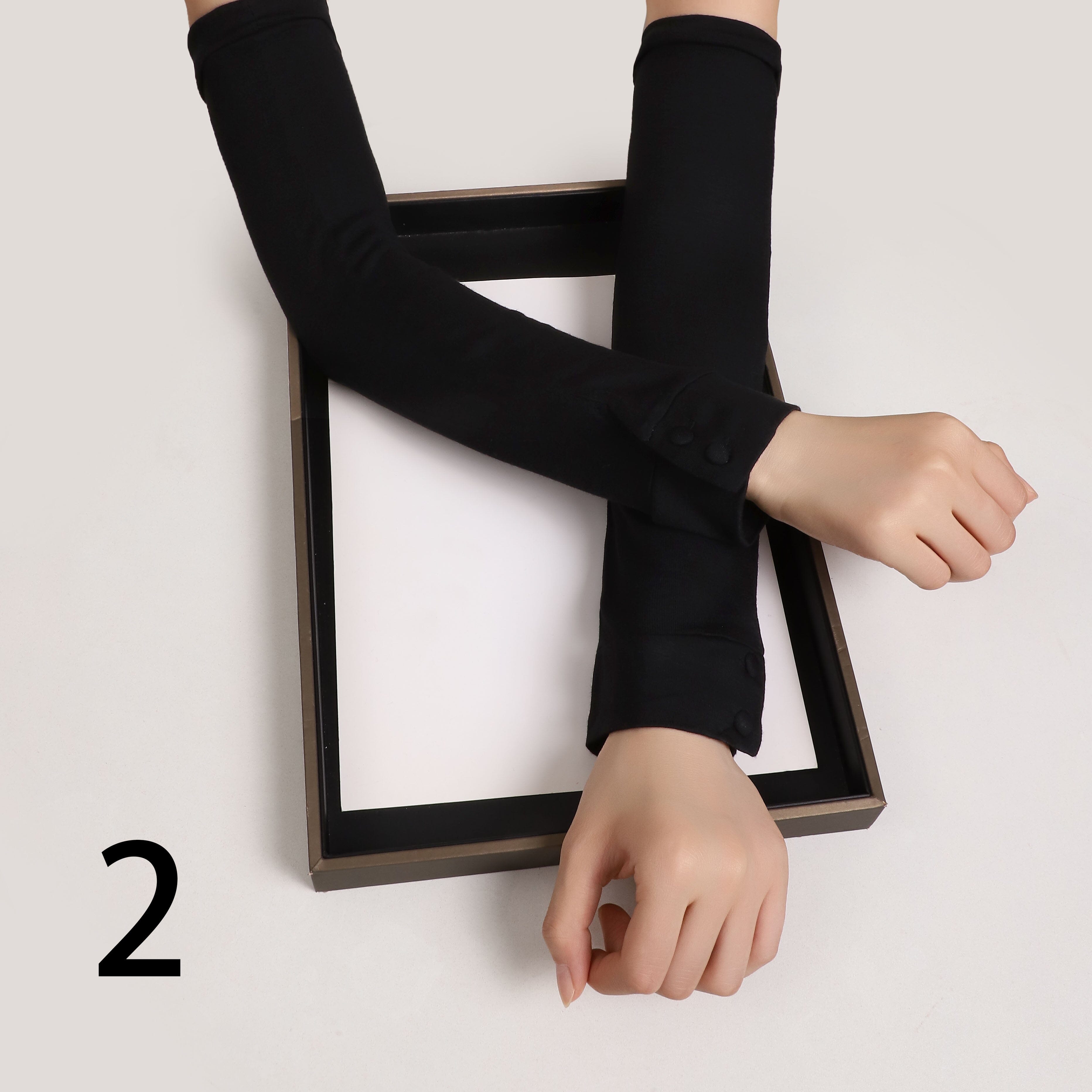 Buttoned Elegance Sleeves