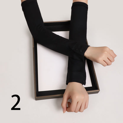 Buttoned Elegance Sleeves