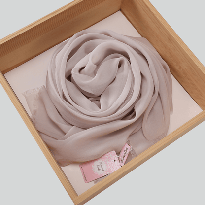 Chiffon Threaded Scarf