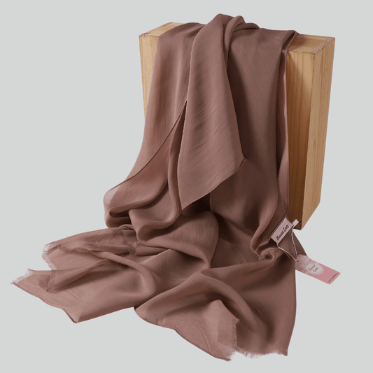 Chiffon Threaded Scarf