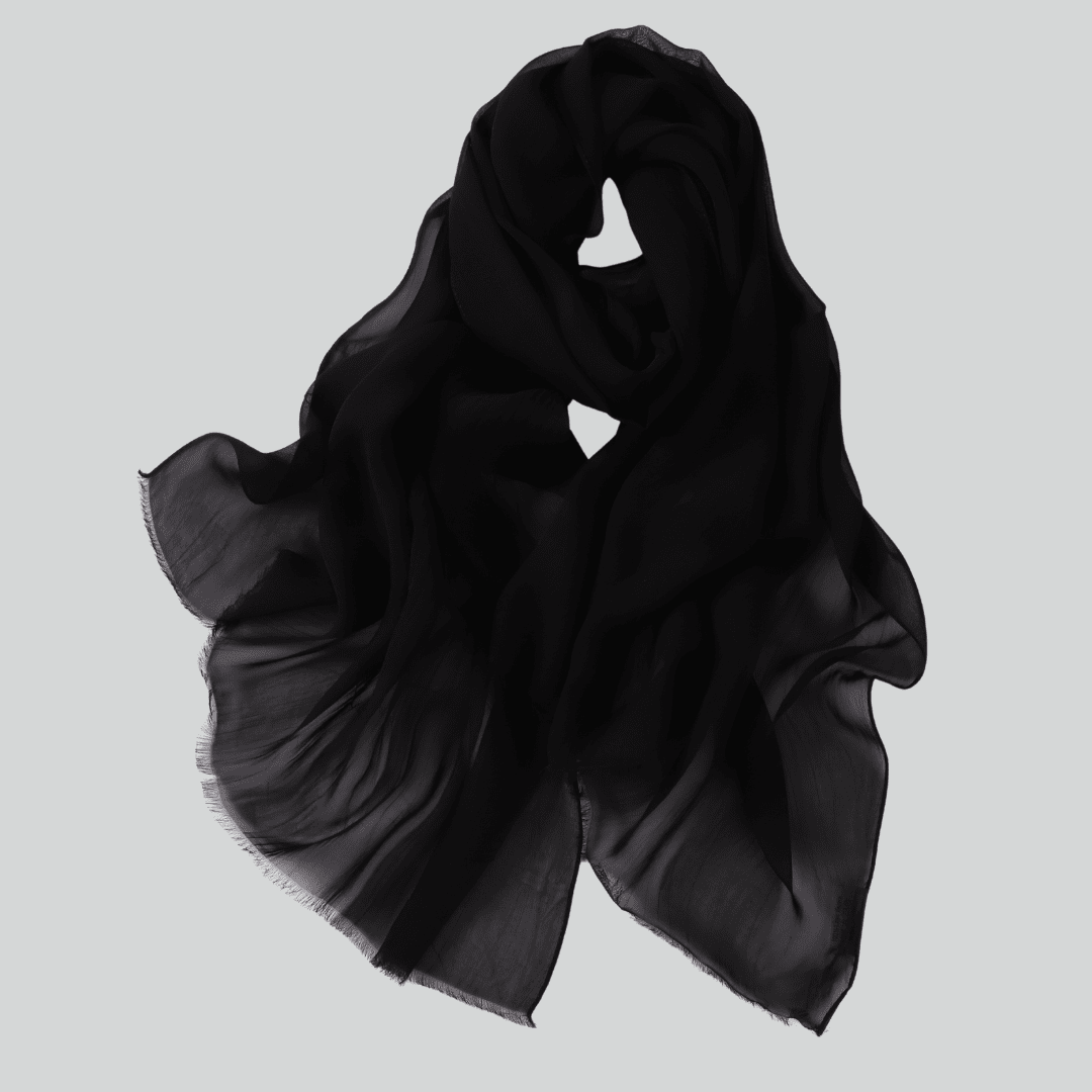 Chiffon Threaded Scarf