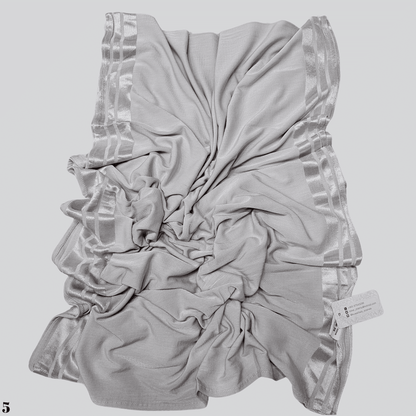 Cotton Satin Blend Scarf