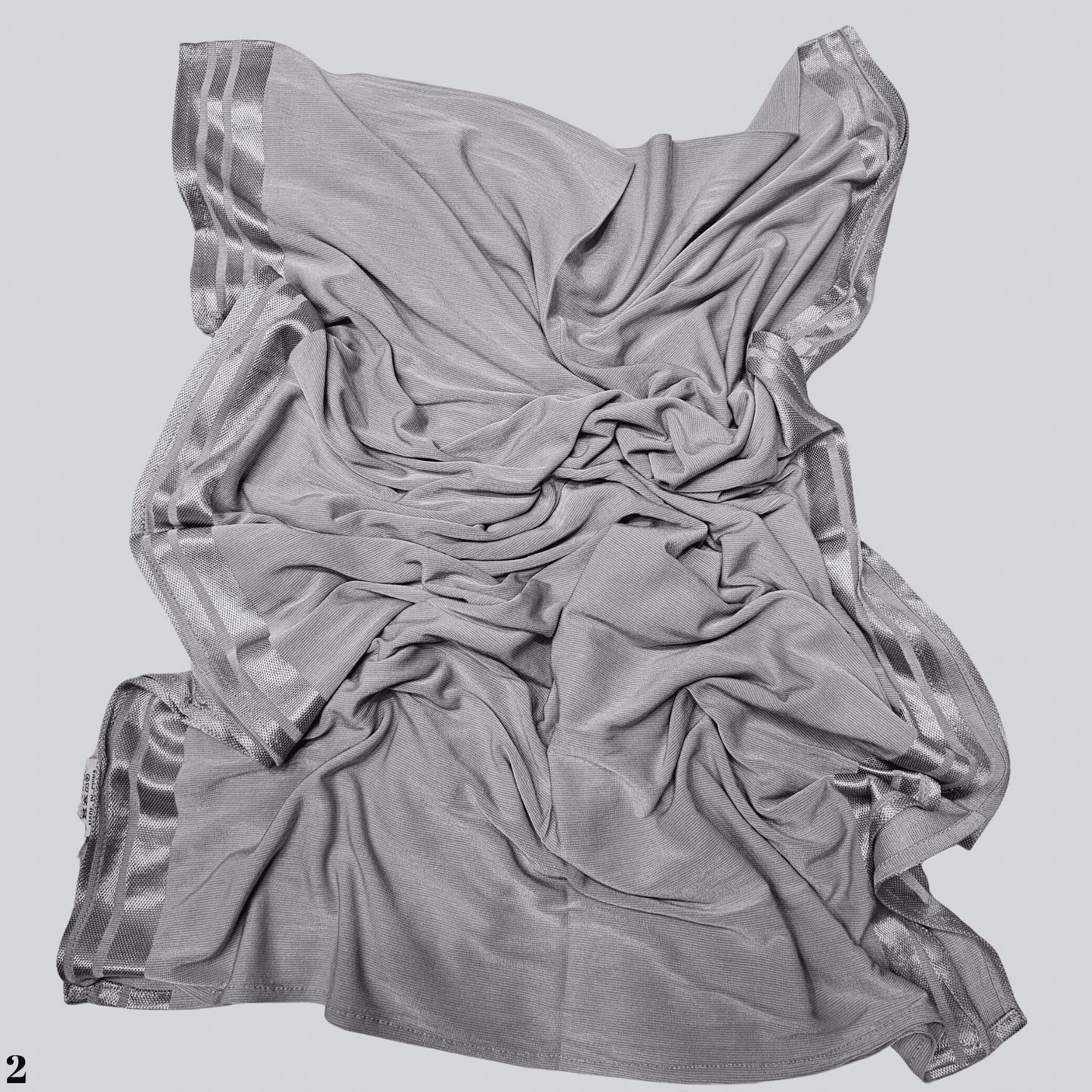 Cotton Satin Blend Scarf