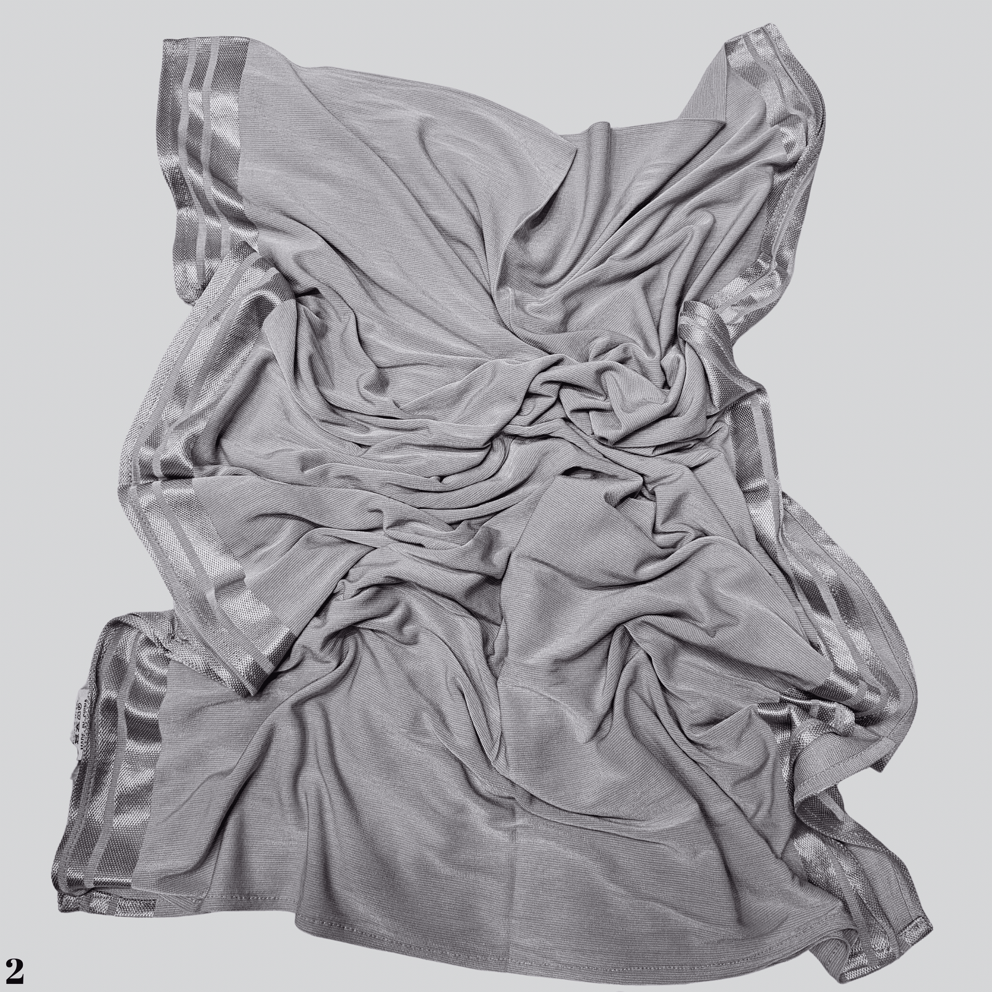 Cotton Satin Blend Scarf