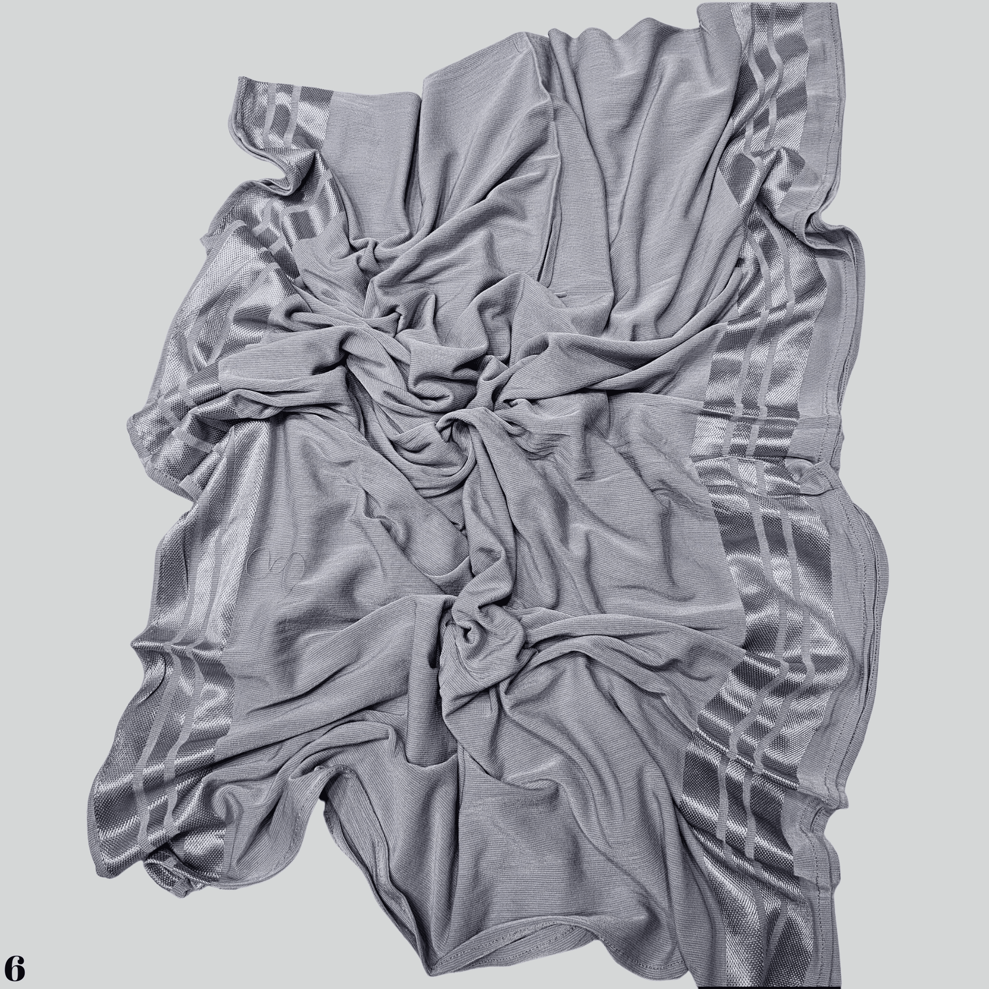 Cotton Satin Blend Scarf