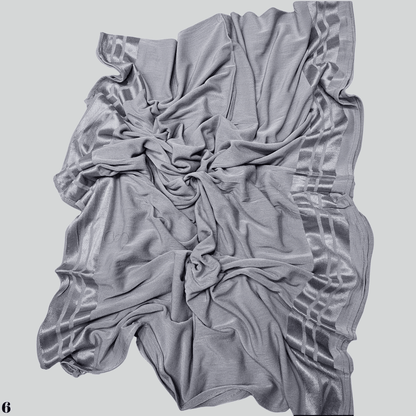 Cotton Satin Blend Scarf