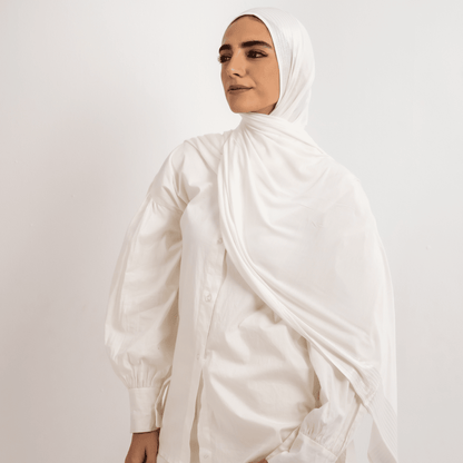 Cotton Satin Stripes Scarf