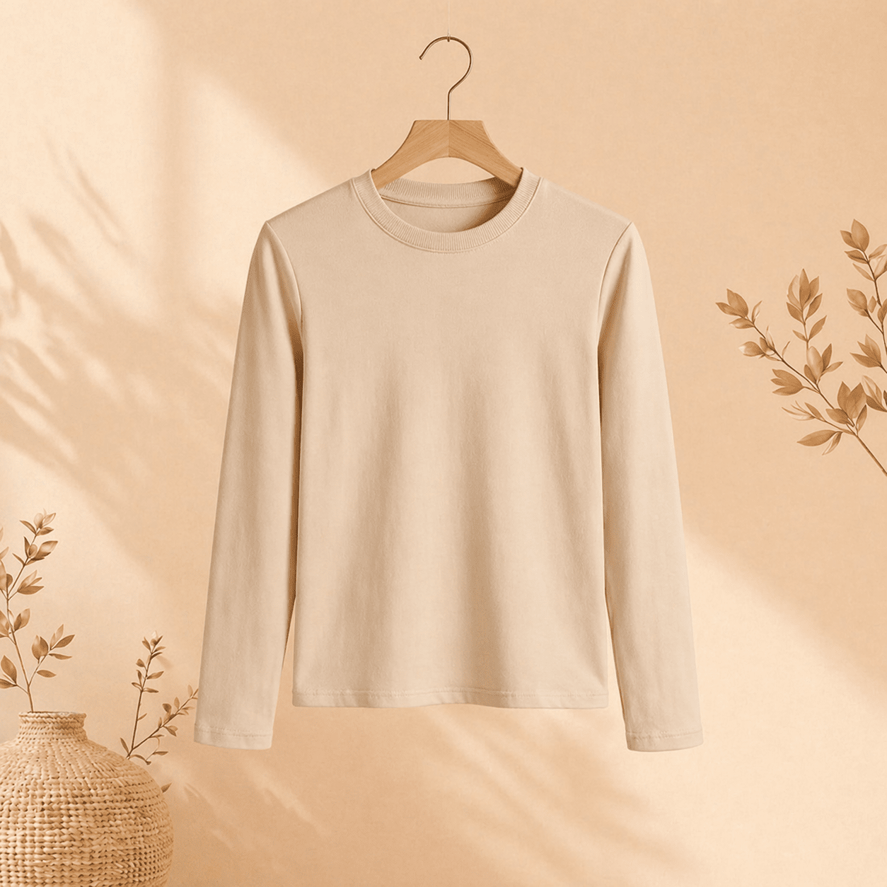 Cotton T-shirt Full Sleeves (Round Neck)