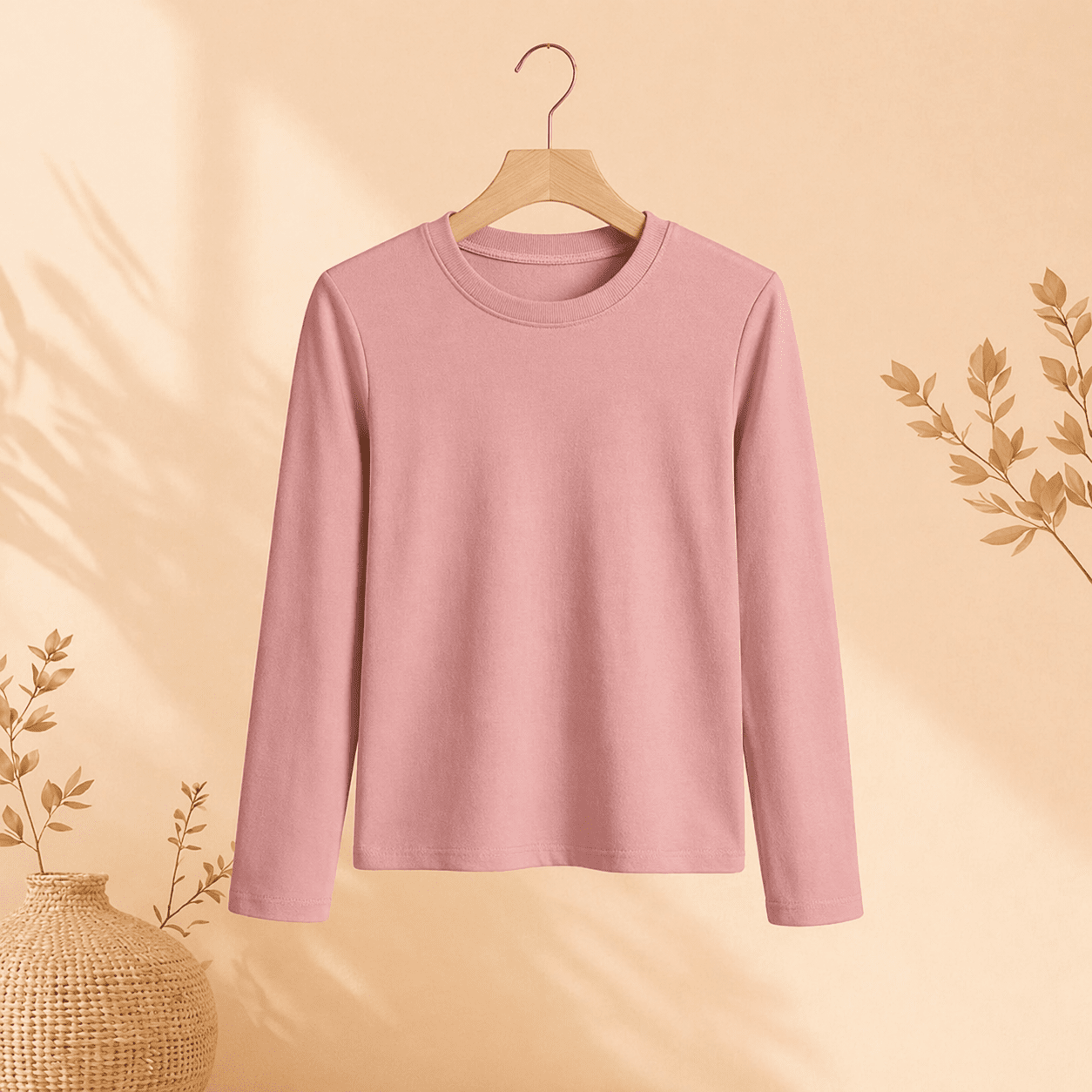 Cotton T-shirt Full Sleeves (Round Neck)