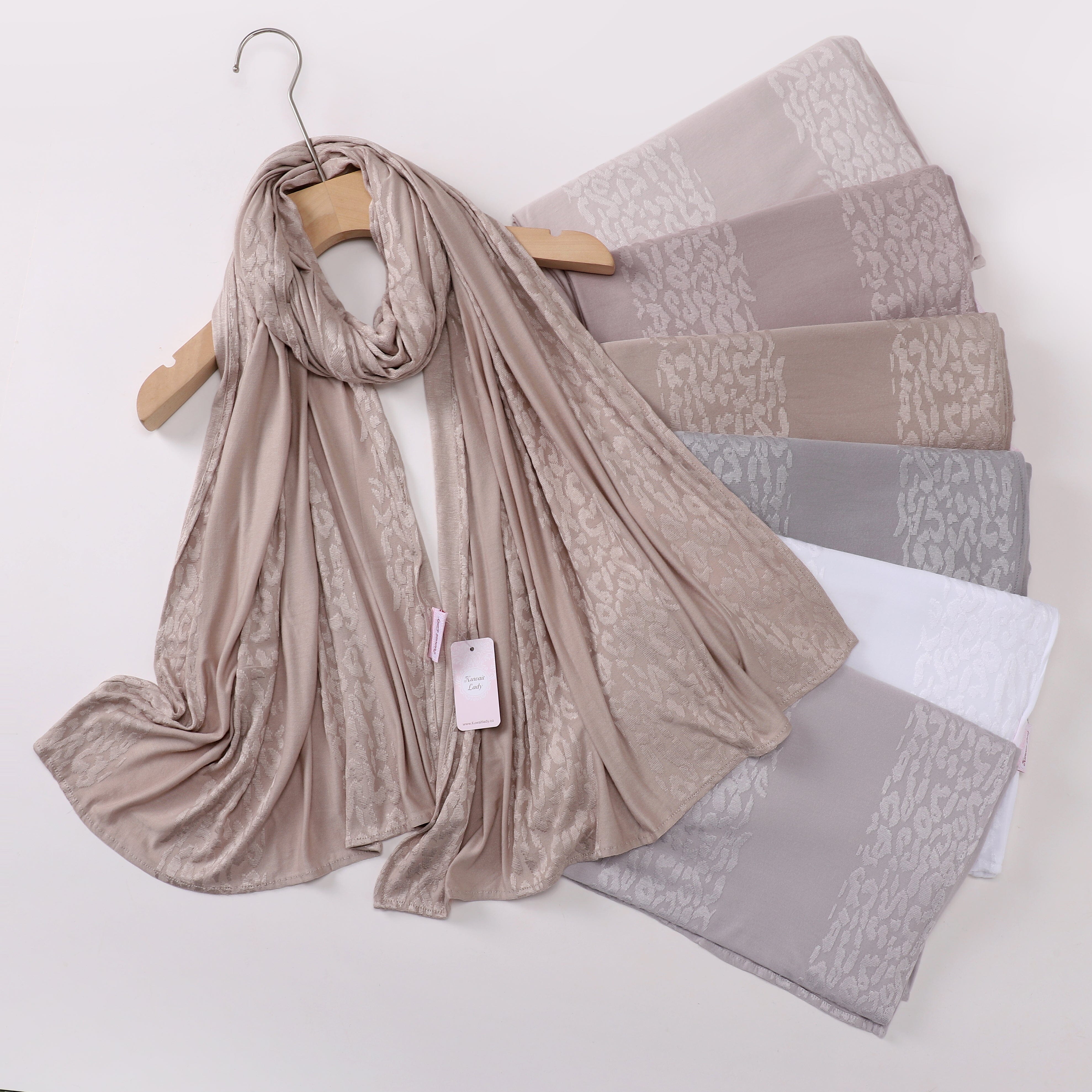 Cotton Tiger Straps Scarf