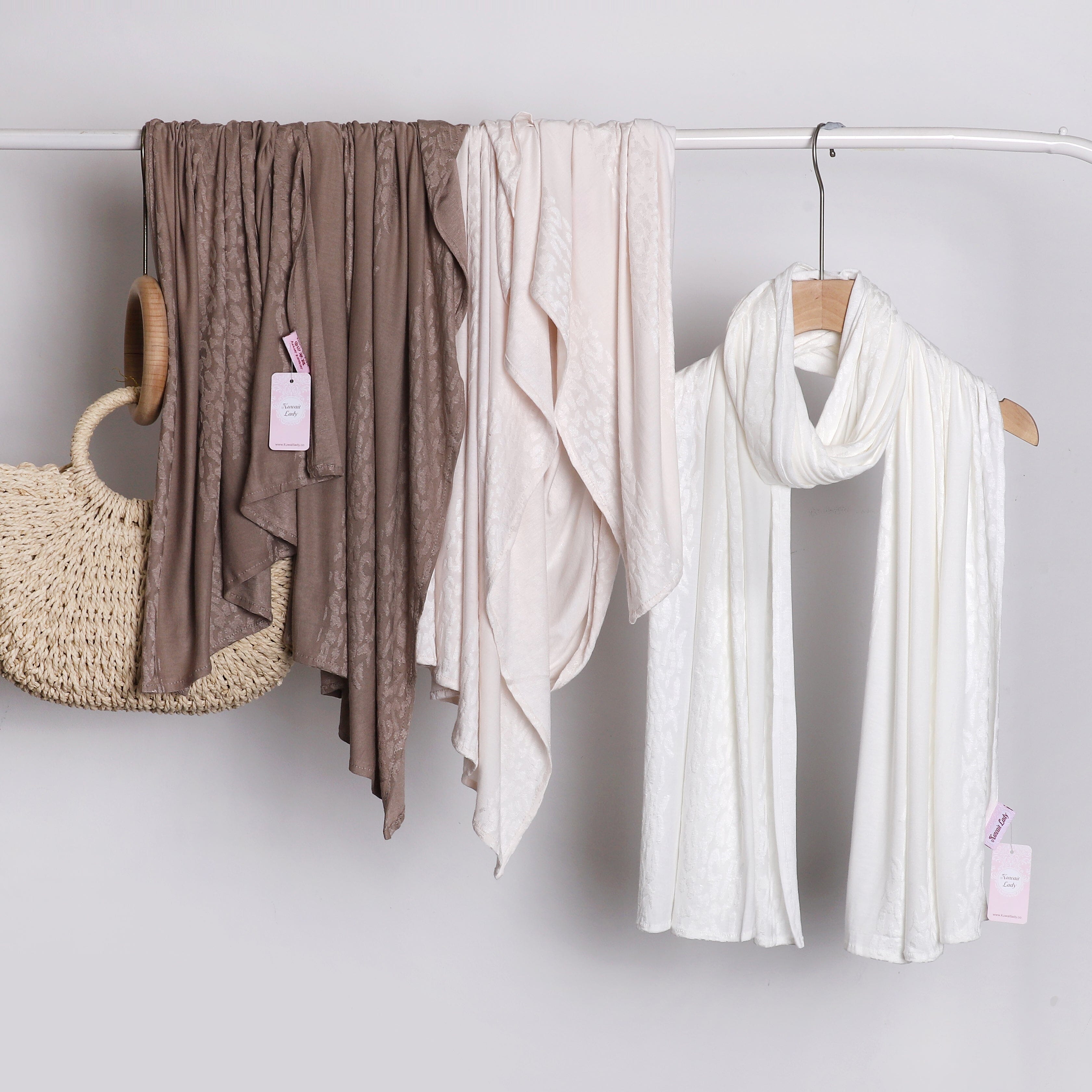 Cotton Tiger Straps Scarf