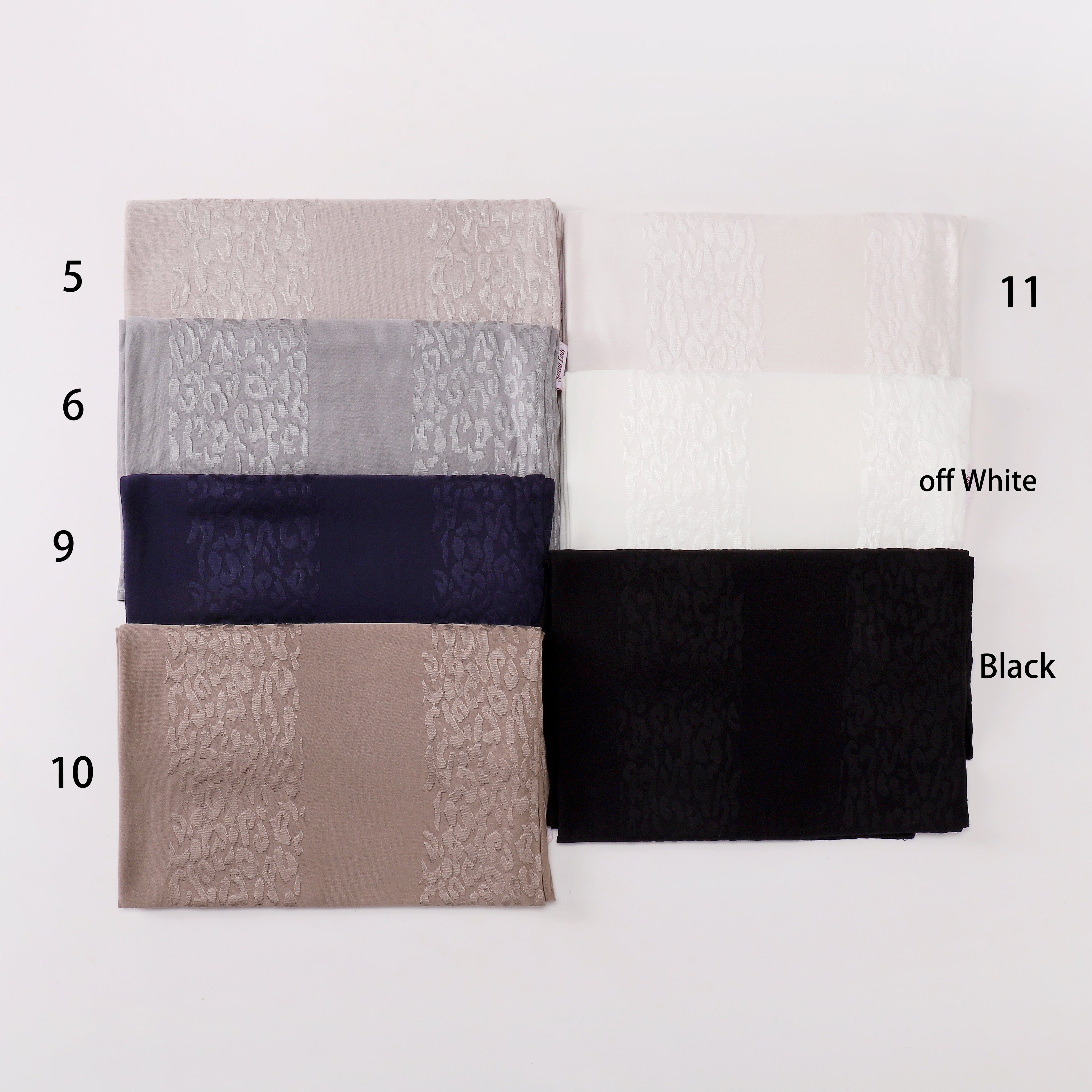 Cotton Tiger Straps Scarf