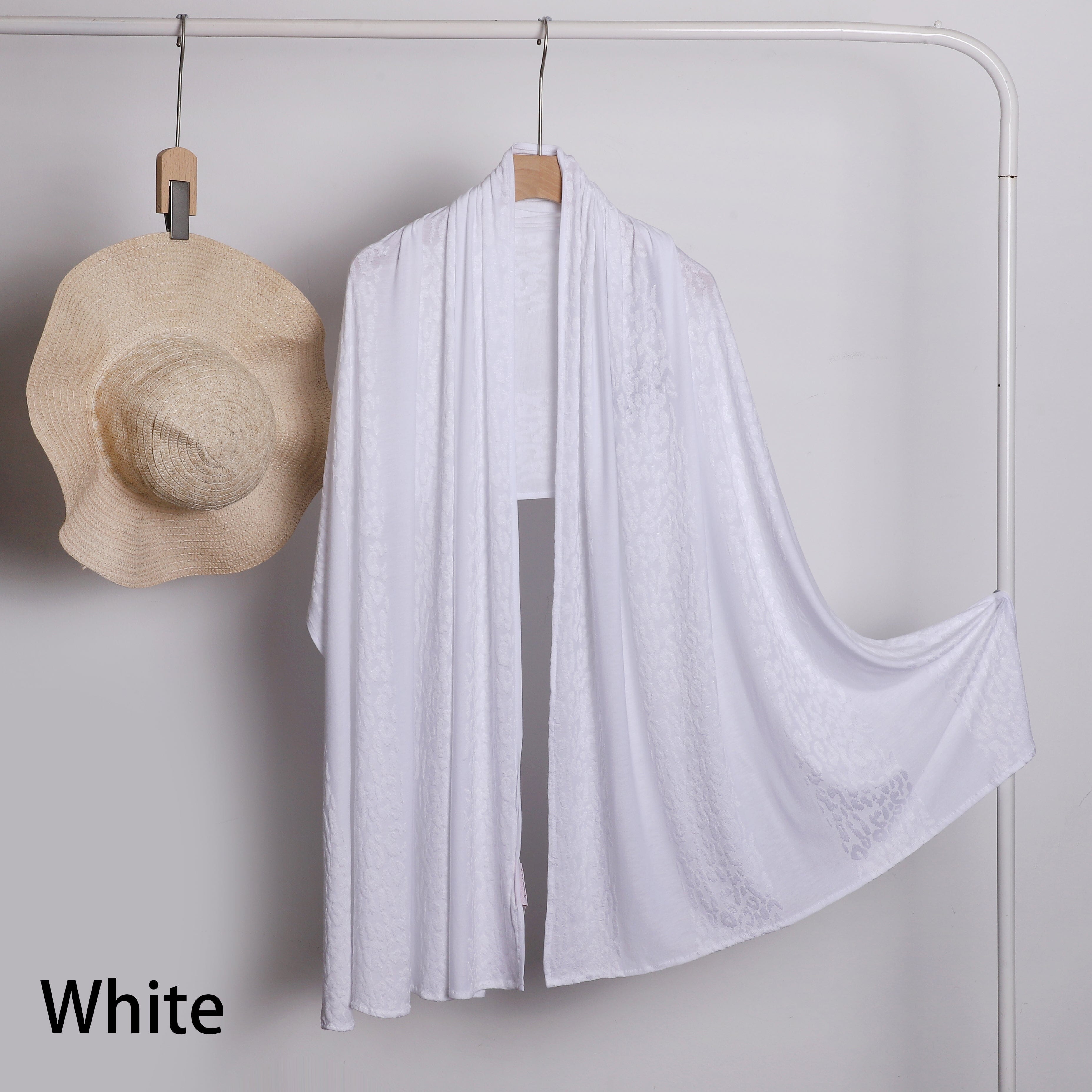 Cotton Tiger Straps Scarf