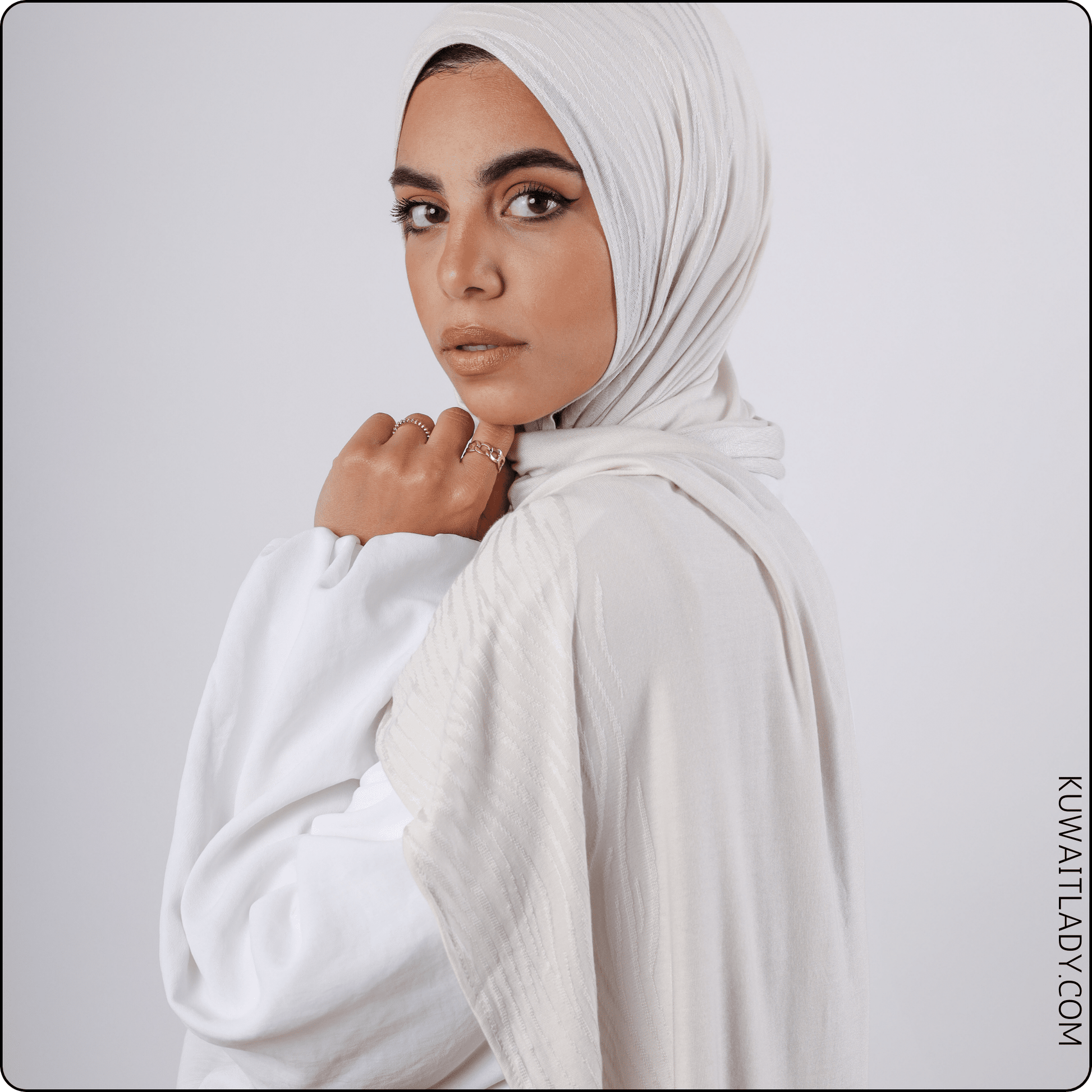 Cotton Wave Stretchy Scarf