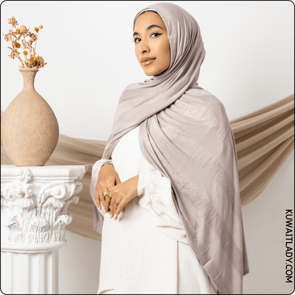 Dotted Cotton Stretch Scarf