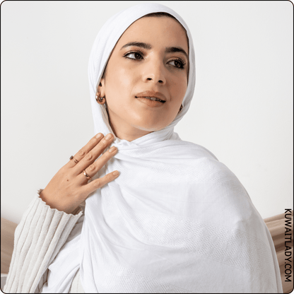 Dotted Cotton Stretch Scarf