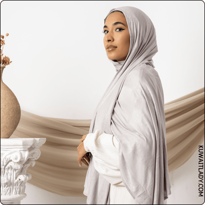 Dotted Cotton Stretch Scarf