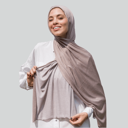 Double Toned Jersey Scarf